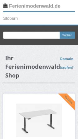 Vorschau der mobilen Webseite www.ferienimodenwald.de, Ferienwohnung Christa und Otto Meiß