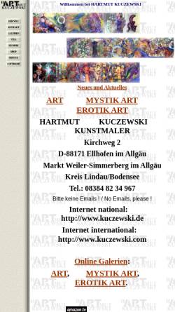 Vorschau der mobilen Webseite www.123kunst.info, Galerie Kuczewski