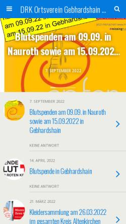 DRK Ortsverein Gebhardshain - Bereitschaft Elkenroth