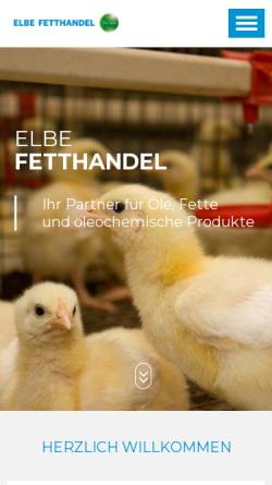 Vorschau der mobilen Webseite www.elbe-fett.de, Geesthacht an der Elbe