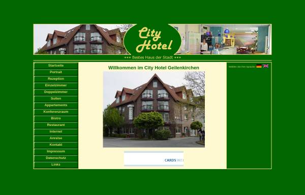 Vorschau von www.cityhotel-geilenkirchen.de, City Hotel