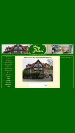 Vorschau der mobilen Webseite www.cityhotel-geilenkirchen.de, City Hotel