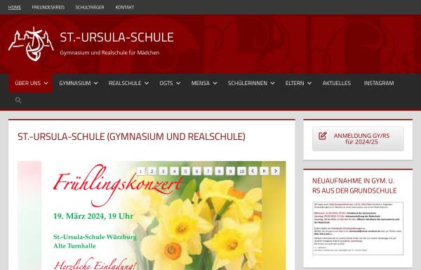 Vorschau von www.st-ursula-schule-wuerzburg.de, St. Ursula-Schule