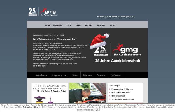 Vorschau von www.gmg-online.de, Gmg