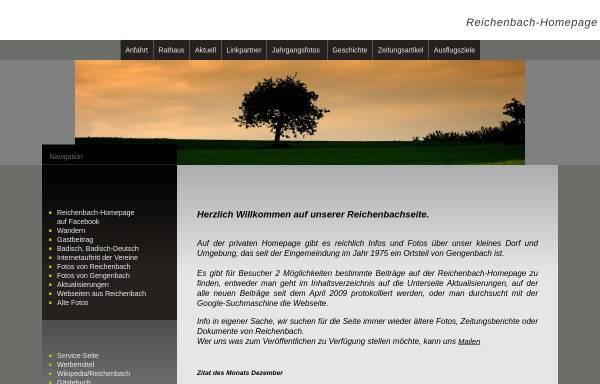 Vorschau von www.reichenbach-homepage.de, BadenPage: Gengenbach