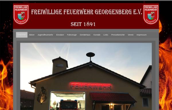 Vorschau von www.feuerwehr-georgenberg.de, Freiwillige Feuerwehr Georgenberg