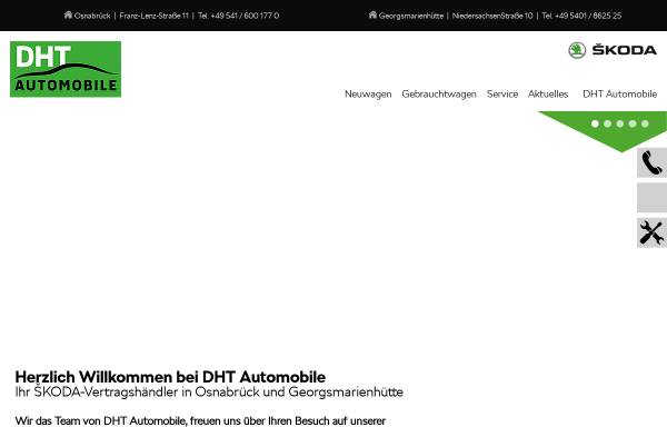 Vorschau von www.dht-automobile.de, DHT Automobile
