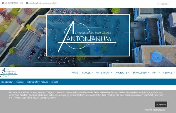 Vorschau von www.antonianum.de, Gymnasium Antonianum