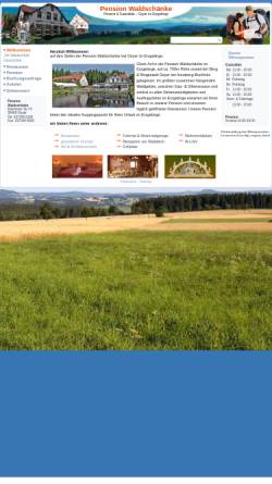 Vorschau der mobilen Webseite www.pension-waldschaenke.de, Pension Waldschaenke