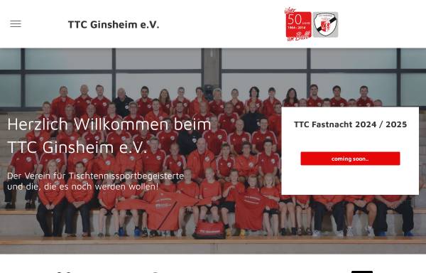 Vorschau von www.ttc-ginsheim.de, TTC Ginsheim