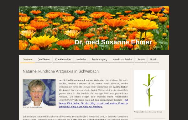 Vorschau von www.naturarzt-praxis.de, Naturheilkundliche Praxis Dr. med. Susanne Ehmer