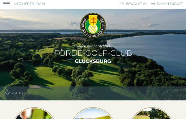 Vorschau von www.foerdegolfclub.de, Förde Golf Club Glücksburg