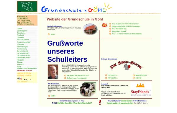 Vorschau von www.gsgoehl.de, Grundschule Göhl