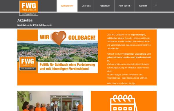 Vorschau von fwg-goldbach.de, Freie Wähler Goldbach e.V.