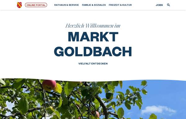 Vorschau von www.markt-goldbach.de, Goldbach