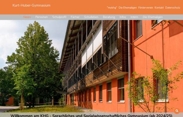 Vorschau von www.khg.net, Kurt-Huber-Gymnasium Gräfelfing