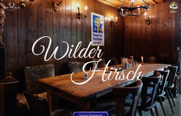 Vorschau von www.wilderhirsch.de, Wilder Hirsch - Brotzeit und so