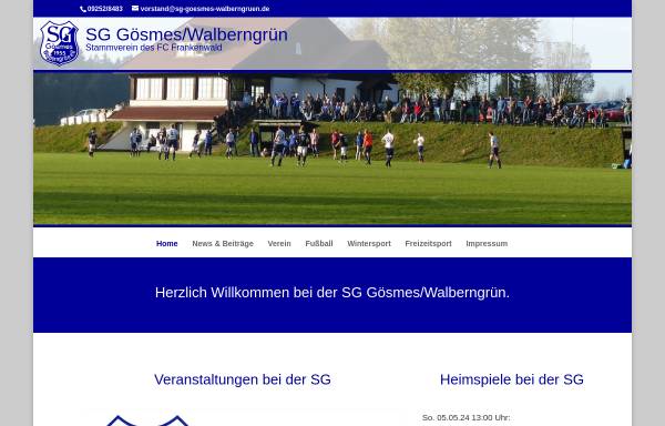 Sportgemeinschaft Gösmes-Walberngrün