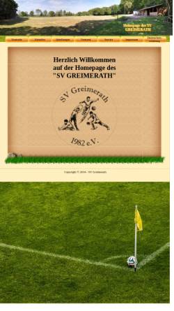 Vorschau der mobilen Webseite www.sv-greimerath.de, SV Greimerath e.V.