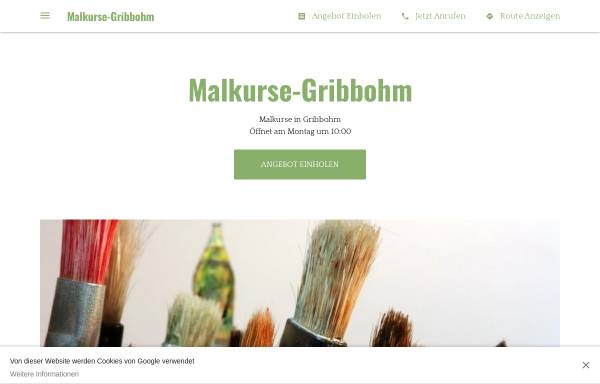 Vorschau von malkurse-gribbohm.business.site, Mal' mal, Christiane Khedim