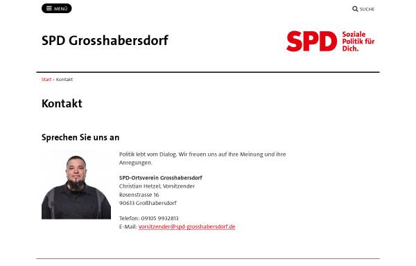 Vorschau von spd-grosshabersdorf.de, SPD