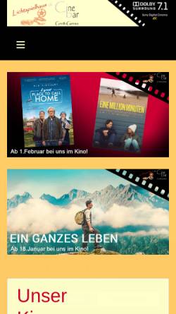 Vorschau der mobilen Webseite www.kino-gross-gerau.de, Lichtspielhaus Groß-Gerau