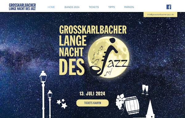 Vorschau von www.grosskarlbacher-jazz.de, Interessensgemeinschaft Lange Nacht des Jazz