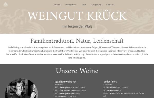 Vorschau von www.weingut-krueck.de, Weingut Werner Krück