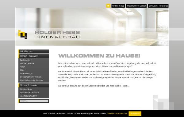Vorschau von www.hess-innenausbau.de, Hess, Holger Innenausbau