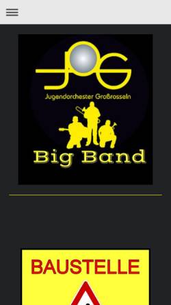 Vorschau der mobilen Webseite jugendorchester-grossrosseln.com, Jugendorchester 1963 Großrosseln e.V.