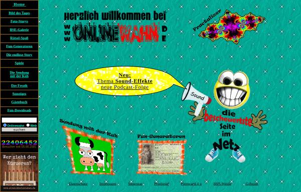 Vorschau von www.onlinewahn.de, Onlinewahn