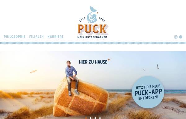 Vorschau von www.puck-gmbh.de, Landbäckerei Puck GmbH