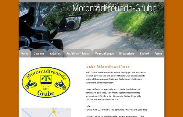 Vorschau von www.mf-grube.de, Motorradfreunde Grube