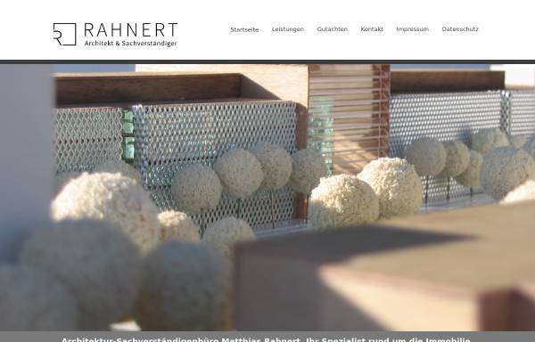 Vorschau von www.rahnert-architekten.de, Architektur-Sachverständigenbüro Matthias Rahnert