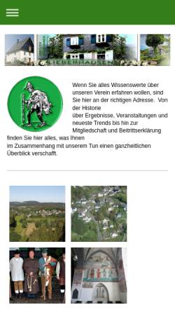 Vorschau der mobilen Webseite www.lieberhausen.de, Lieberhausen