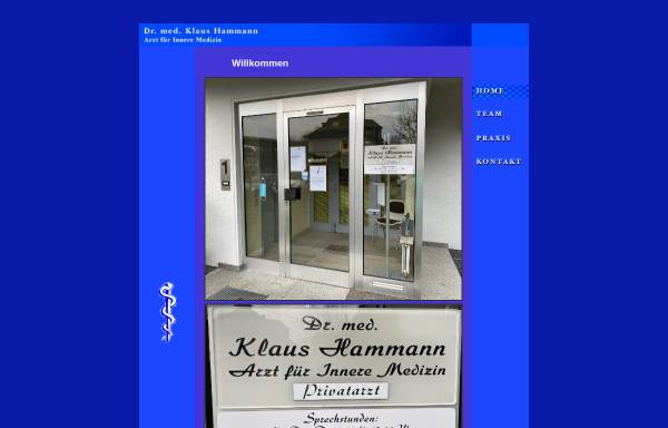 Vorschau von www.internist-gummersbach.de, Praxis Dr. med. Klaus Hammann