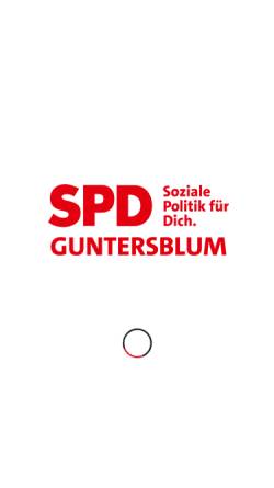 Vorschau der mobilen Webseite www.spd-guntersblum.de, SPD Ortsverein Guntersblum