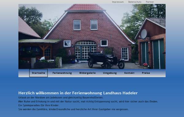 Vorschau von www.landhaus-hadeler.de, Landhaus A. Hadeler