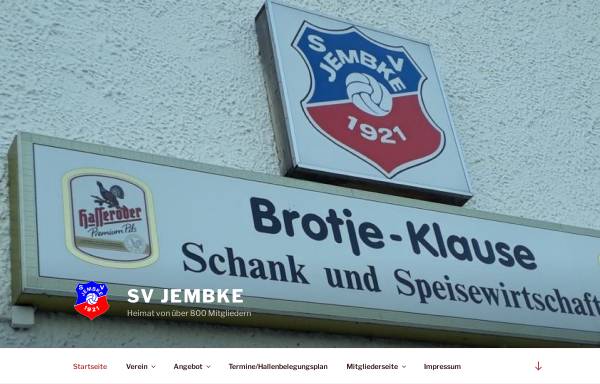 Vorschau von www.svjembke.de, SV Jembke von 1921 e.V.