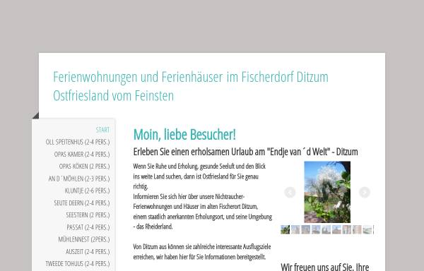 Vorschau von www.ferien-im-rheiderland.de, Ferienwohnungen Familie Wilts