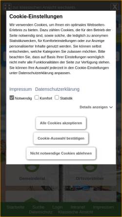 Vorschau der mobilen Webseite www.jemgum.de, Jemgum