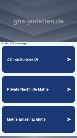 Vorschau der mobilen Webseite www.ghs-jestetten.de, Grund- und Hauptschule Jestetten