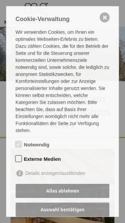 Vorschau der mobilen Webseite www.mariengymnasium-jever.de, Mariengymnasium Jever
