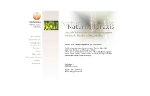 Vorschau von www.sieczka.de, Praxis für Naturheilkunde und energetische Therapien G. Sieczka