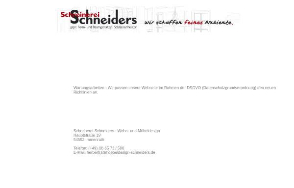 Vorschau von www.moebeldesign-schneiders.de, Möbeldesign Schneiders