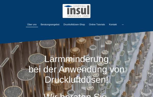 Vorschau von www.geraetebau-insul.de, Gerätebau Insul Simsheuser GmbH