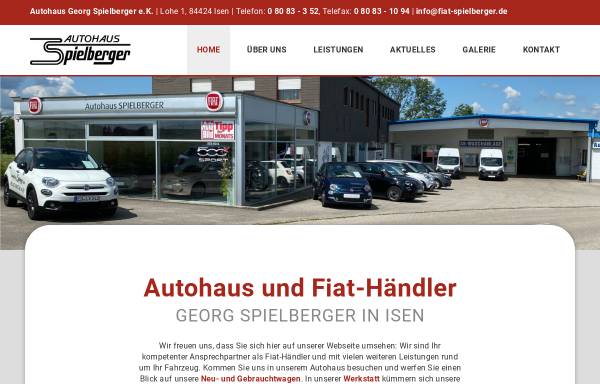 Vorschau von www.fiat-spielberger.de, Autohaus Spielberger