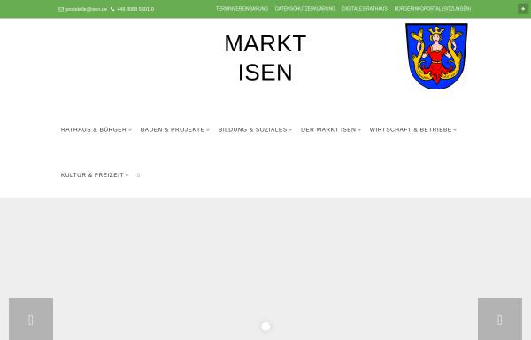 Vorschau von www.isen.de, Gemeinde Markt Isen