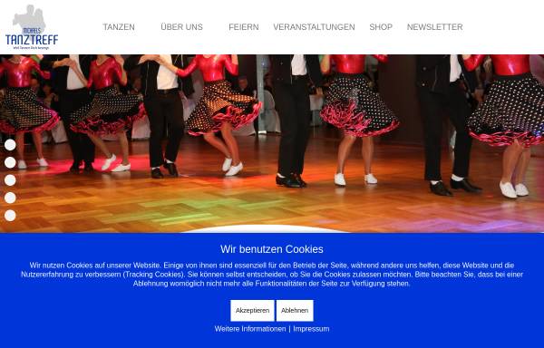 Vorschau von www.tanzschule-iserlohn.de, Michaels Tanztreff - Crea Dance Club