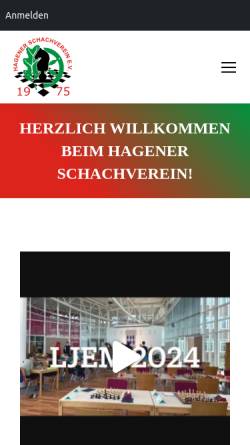 Vorschau der mobilen Webseite www.hagener-schachverein.de, Hagener Schachverein e.V.